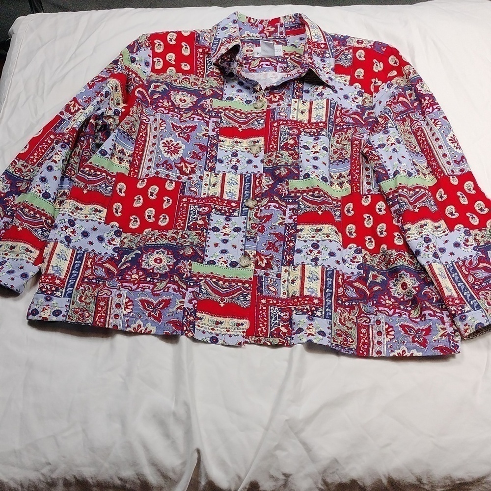 The Tog shop women's large sized button down jacket